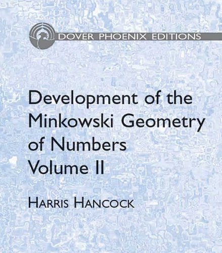 9780486446400: Development of the Minkowski Geometry of Numbers Volume 2