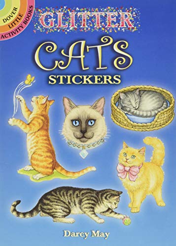 9780486447322: Glitter Cats Stickers (Dover Little Activity Books: Pets)