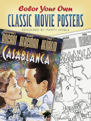 9780486448121: Color Your Own Classic Movie Posters (Dover Art Coloring Book)