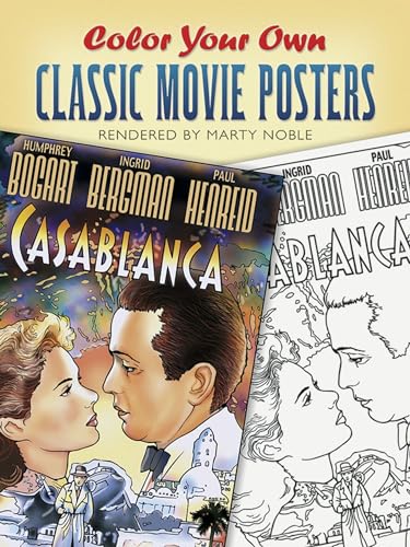 Stock image for Color Your Own Classic Movie Posters (Dover Art Coloring Book) for sale by SecondSale