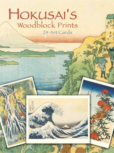 Imagen de archivo de Hokusai's Woodblock Prints: 24 Art Cards a la venta por ThriftBooks-Atlanta