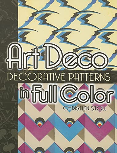 Imagen de archivo de Art Deco Decorative Patterns in Full Color a la venta por Better World Books