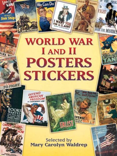 9780486448886: World War I and II Posters Stickers