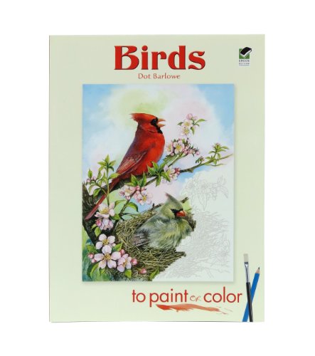 Imagen de archivo de Birds to Paint or Color (Dover Art Coloring Book) a la venta por Jenson Books Inc