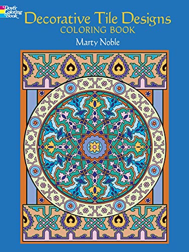 Beispielbild fr Decorative Tile Designs: Coloring Book (Dover Design Coloring Books) zum Verkauf von WorldofBooks