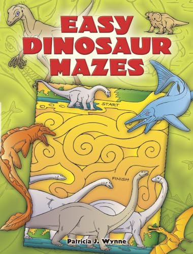 9780486453637: Easy Dinosaur Mazes