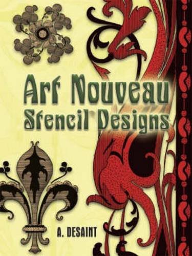 Imagen de archivo de Art Nouveau Stencil Designs (Dover Pictorial Archive) a la venta por HPB Inc.