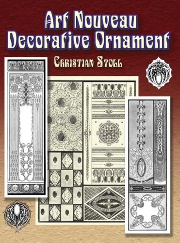 Imagen de archivo de Art Nouveau Decorative Ornament (Dover Pictorial Archive Series) a la venta por Stories & Sequels