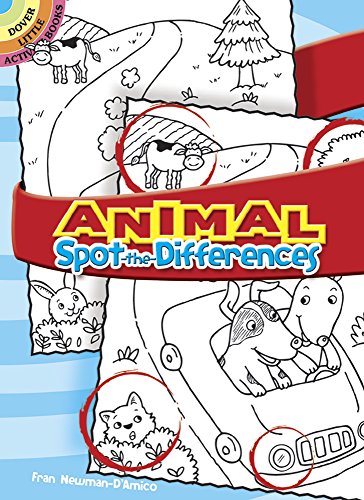 Imagen de archivo de Animal Spot-the-Differences (Dover Little Activity Books) a la venta por Wonder Book