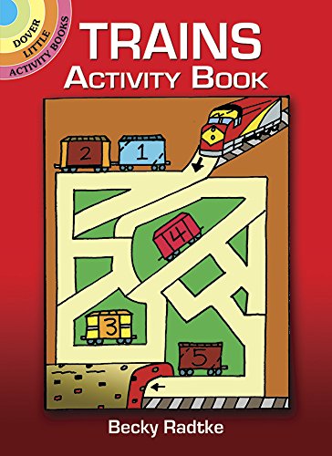 Imagen de archivo de Trains Activity Book (Dover Little Activity Books) a la venta por SecondSale
