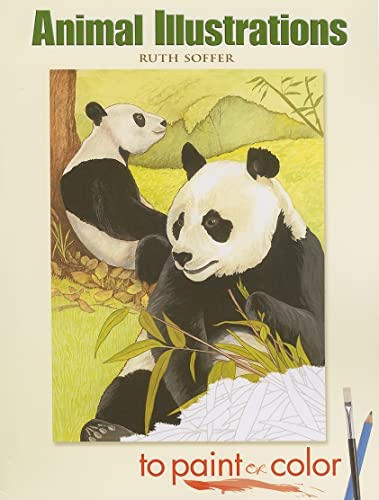 Imagen de archivo de Animal Illustrations to Paint or Color (Dover Animal Coloring Books) a la venta por SecondSale