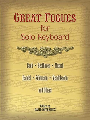 Imagen de archivo de Great Fugues for Solo Keyboard (Dover Music for Piano) a la venta por HPB-Ruby