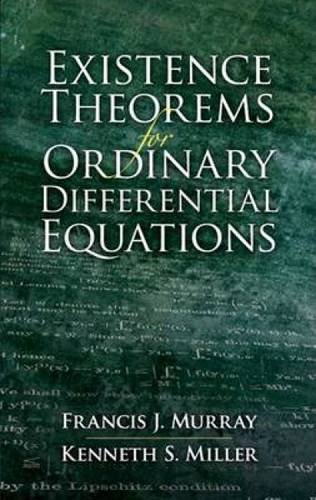 Beispielbild fr Existence Theorems for Ordinary Differential Equations (Dover Books on Mathematics) zum Verkauf von Half Price Books Inc.