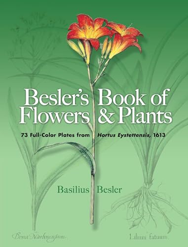 Stock image for Beslers Book of Flowers and Plants: 73 Full-Color Plates from Hortus Eystettensis, 1613 (Dover Pictorial Archive) for sale by Friends of Johnson County Library