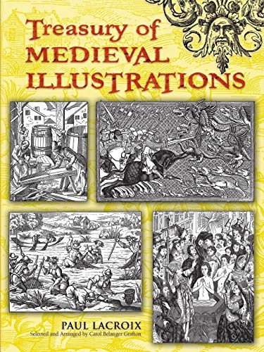 Stock image for Treasury of Medieval Illustrations (Dover Pictorial Archive) for sale by HPB Inc.