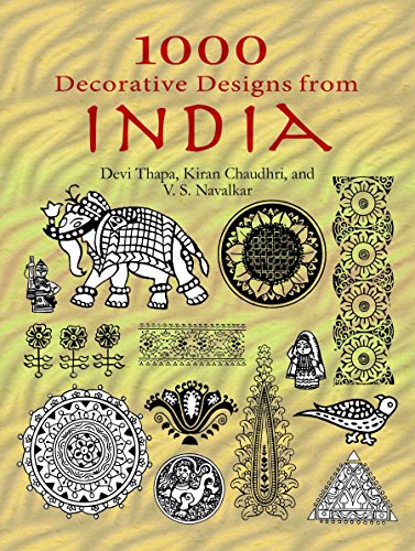 Stock image for 1000 Decorative Designs from India (Dover Pictorial Archive) for sale by HPB-Diamond
