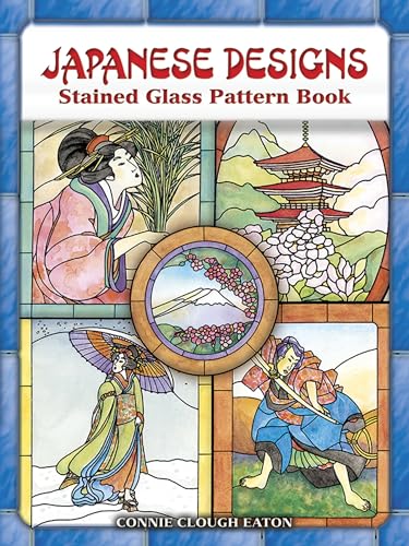 Stock image for Japanese Designs Stained Glass Pattern Book (Dover Crafts: Stained Glass) for sale by SecondSale
