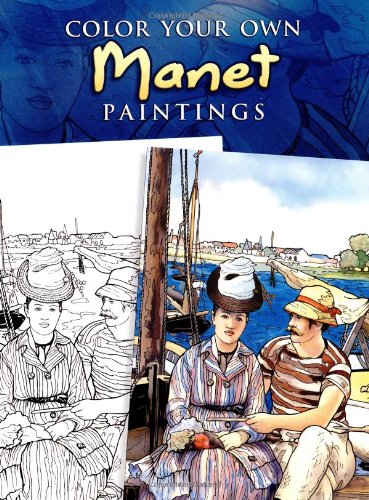 Imagen de archivo de Color Your Own Manet Paintings a la venta por Better World Books