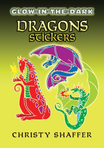 Beispielbild fr Glow-in-the-Dark Dragons Stickers Format: Paperback zum Verkauf von INDOO