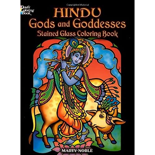 9780486462189: Hindu Gods and Goddesses Stained Glass Coloring Book (Dover Stained Glass Coloring Book)