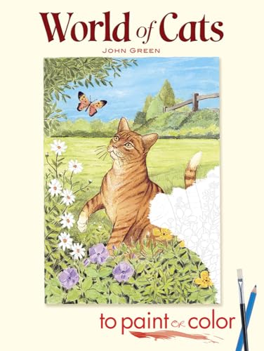 Beispielbild für World of Cats to Paint or Color (Dover Animal Coloring Books) zum Verkauf von Discover Books