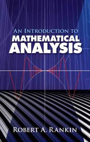 9780486462516: An Introduction to Mathematical Analysis (Dover Books on Mathematics)