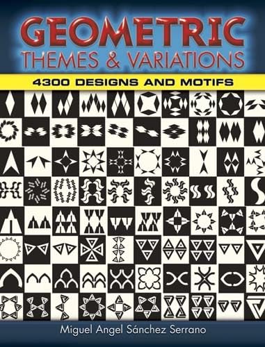Beispielbild fr Geometric Themes and Variations: 4,300 Designs and Motifs (Dover Pictorial Archive) zum Verkauf von WorldofBooks