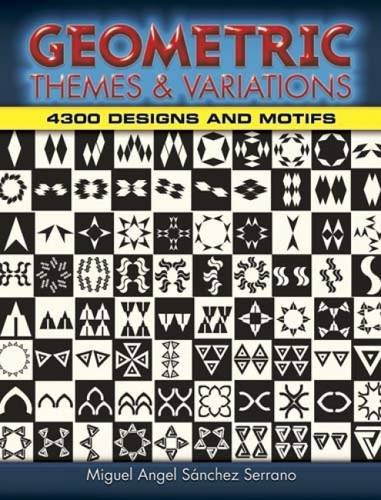Imagen de archivo de Geometric Themes and Variations: 4,300 Designs and Motifs (Dover Pictorial Archive) a la venta por WorldofBooks