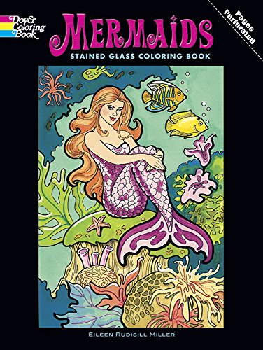 Imagen de archivo de Mermaids Stained Glass Coloring Book (Dover Fantasy Coloring Books) a la venta por HPB-Movies