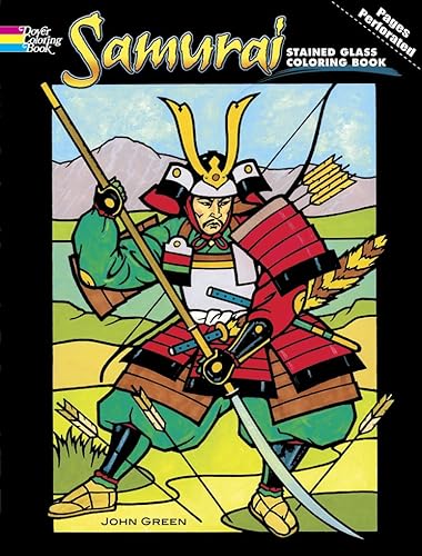 Samurai Stained Glass Coloring Book (Dover Fashion Coloring Book) - John Green