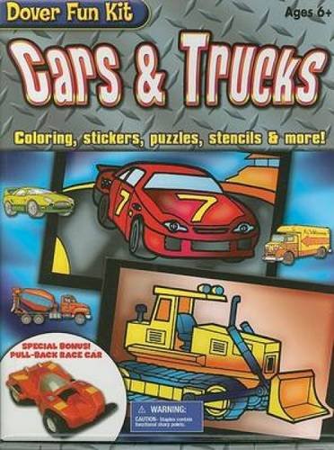 Cars & Trucks: Coloring, Stickers, Puzzles, Stencils & More! (Dover Fun Kit) (9780486466361) by [???]