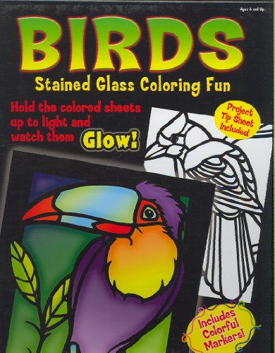 Birds Stained Glass Coloring Fun (9780486466514) by Dover