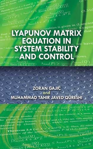 9780486466682: Lyapunov Matrix Equation in System Stability and Control (Dover Civil and Mechanical Engineering)