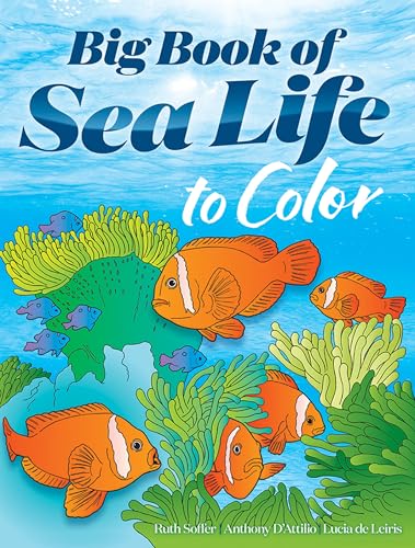 9780486466811: Big Book of Sea Life to Color (Dover Nature Coloring Book)