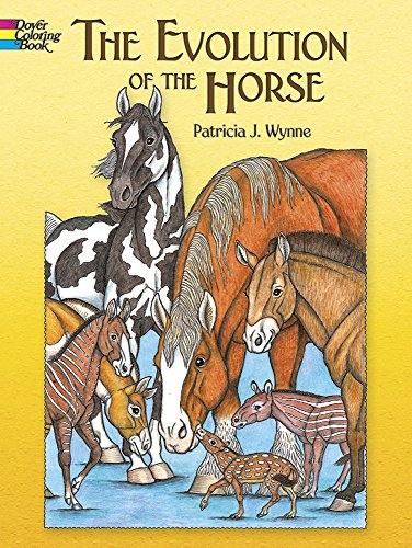 Imagen de archivo de The Evolution of the Horse (Dover Nature Coloring Book) a la venta por SecondSale