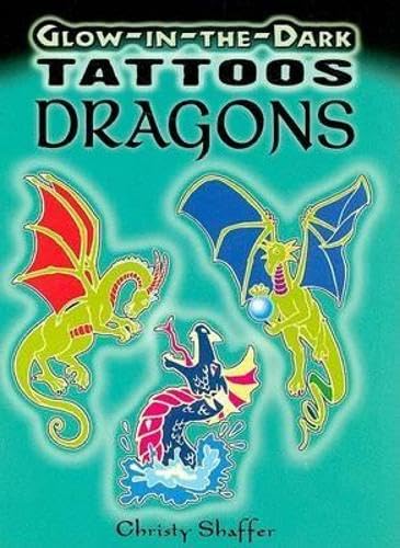 9780486468013: Glow-In-The-Dark Tattoos Dragons (Little Activity Books)