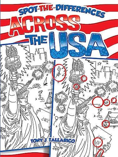 9780486468273: Spot-The-Differences Across the USA (Dover Children's Activity Books)