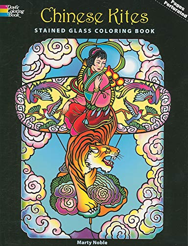 9780486469423: Chinese Kites Stained Glass Coloring Book (Dover Design Stained Glass Coloring Book)