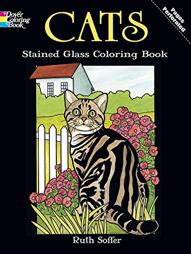 9780486469942: Cats Stained Glass Coloring Book (Dover Nature Stained Glass Coloring Book)