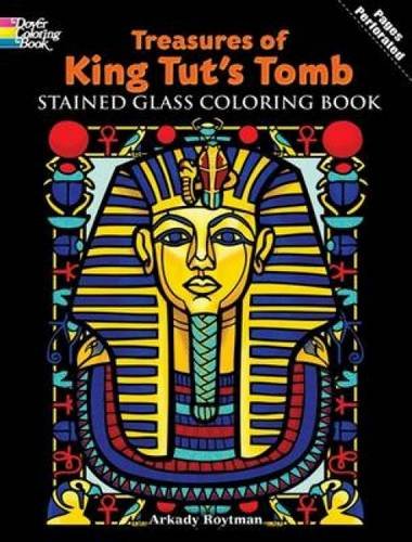 Beispielbild fr Treasures of King Tut's Tomb Stained Glass Coloring Book (Dover Stained Glass Coloring Book) zum Verkauf von HPB-Red