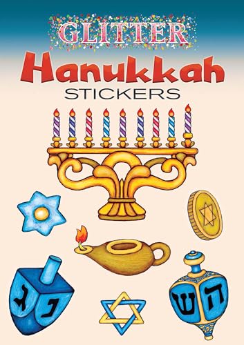 9780486470184: Glitter Hanukkah Stickers