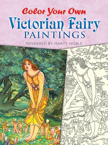 Beispielbild fr Color Your Own Victorian Fairy Paintings (Dover Art Coloring Book) zum Verkauf von AwesomeBooks