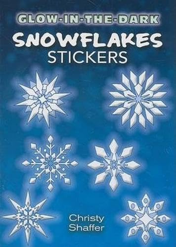 9780486470627: Glow-in-the-dark Snowflake Stickers (Dover Little Activity Books: Winter)