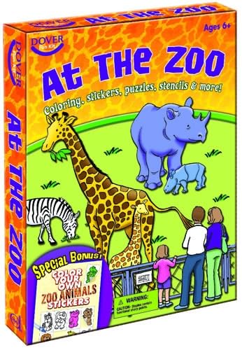 At the Zoo: Dover Fun Kit (Dover Fun Kits) (9780486470665) by Dover; Kits For Kids