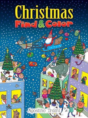 Imagen de archivo de Christmas Find and Color (Dover Christmas Activity Books For Kids) a la venta por GF Books, Inc.