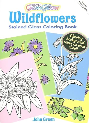9780486471488: Wildflowers (Dover Nature Stained Glass Coloring Book)