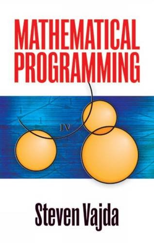 9780486472133: Mathematical Programming