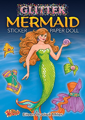 Beispielbild fr Glitter Mermaid Sticker Paper Doll (Dover Little Activity Books Paper zum Verkauf von Hawking Books