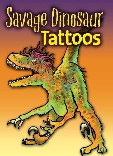 9780486473024: Savage Dinosaur Tattoos