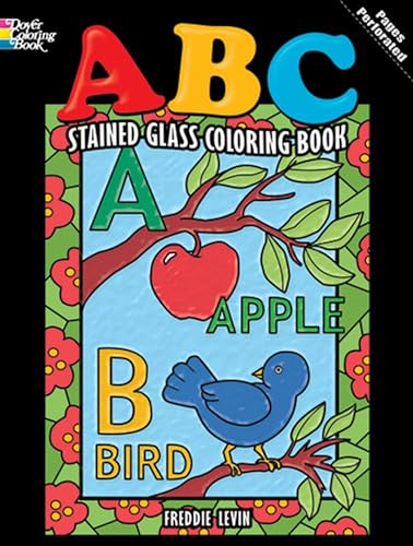Stock image for ABC Stained Glass Coloring Book (Dover Alphabet Coloring Books) for sale by ZBK Books
